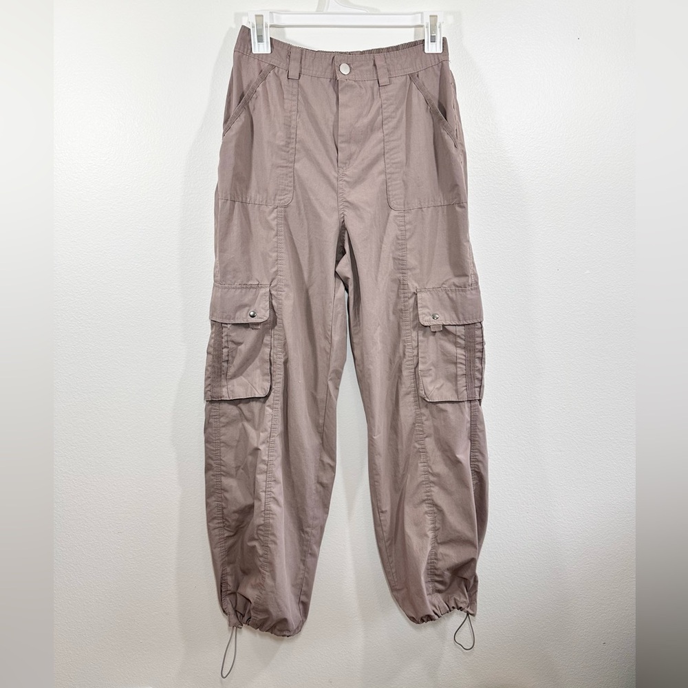 Orange Kiss Essentials Medium Cargo Parachute Pants